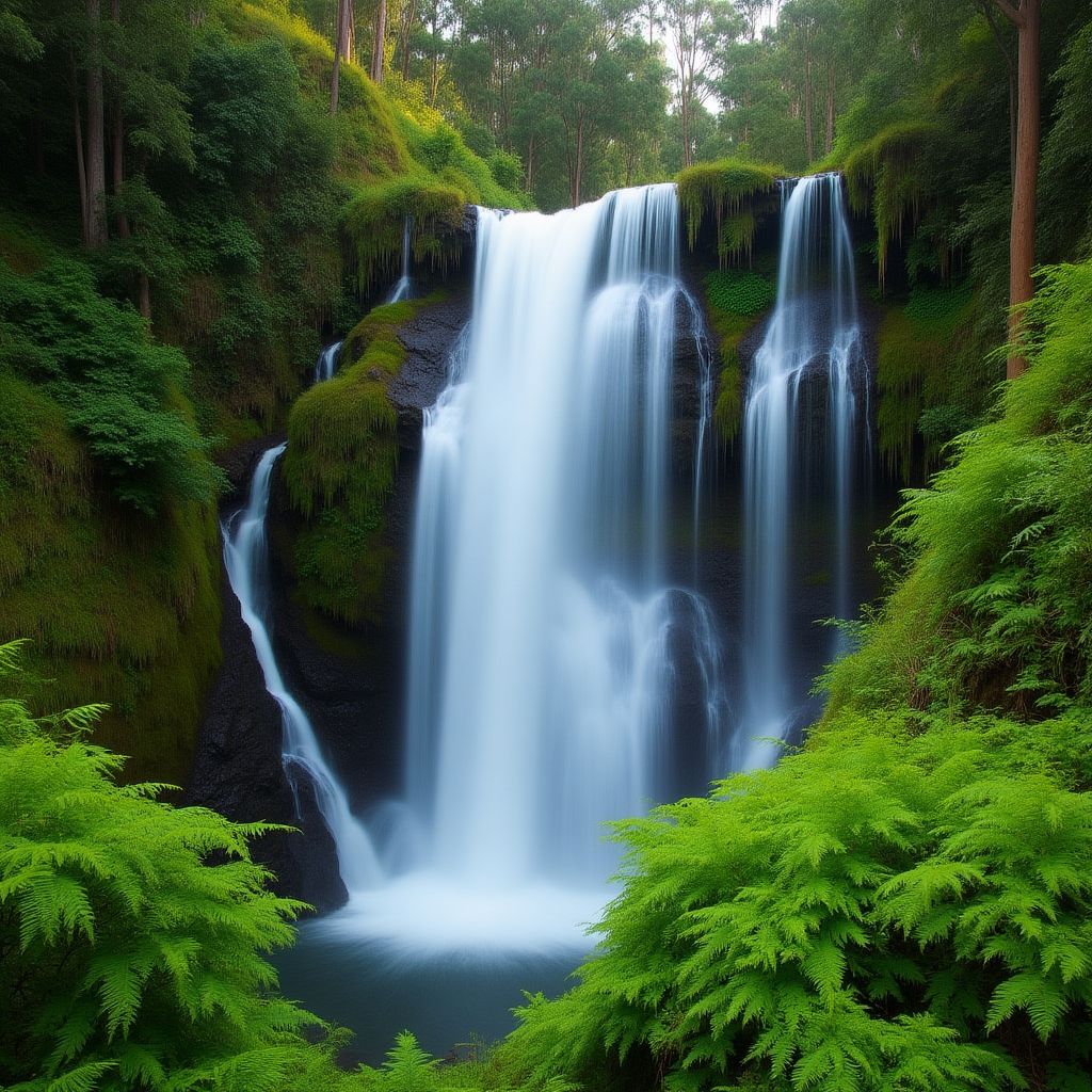 Tiered cascade of Russell Falls