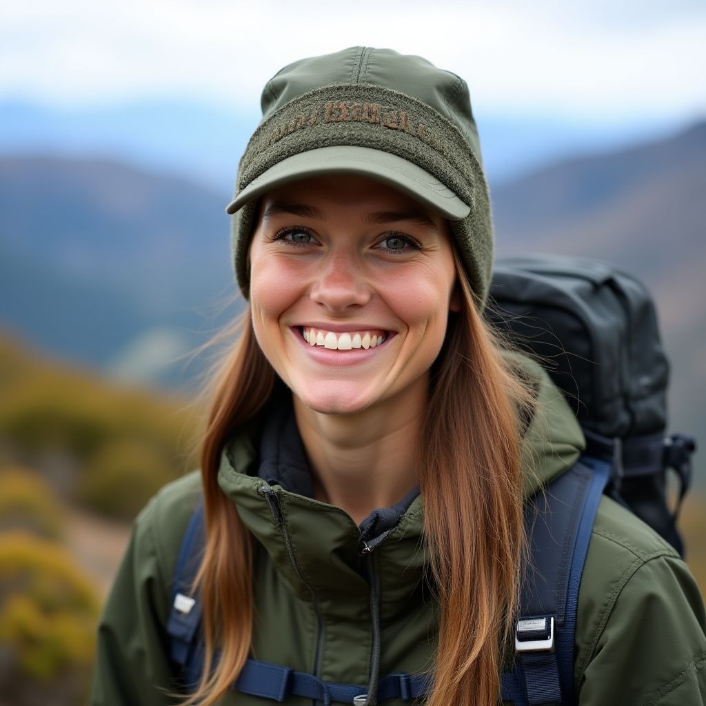 Portrait of Elara Vance, wildlife biologist.