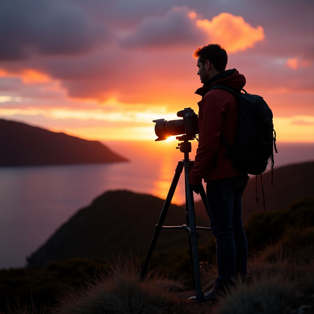 Portrait of Kenji Tanaka, landscape photographer.